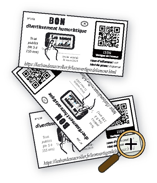 Des opérations de financement originales. Vendez des coupons qui permettent d'accéder à des BD avec un QR code et un mot de passe. 